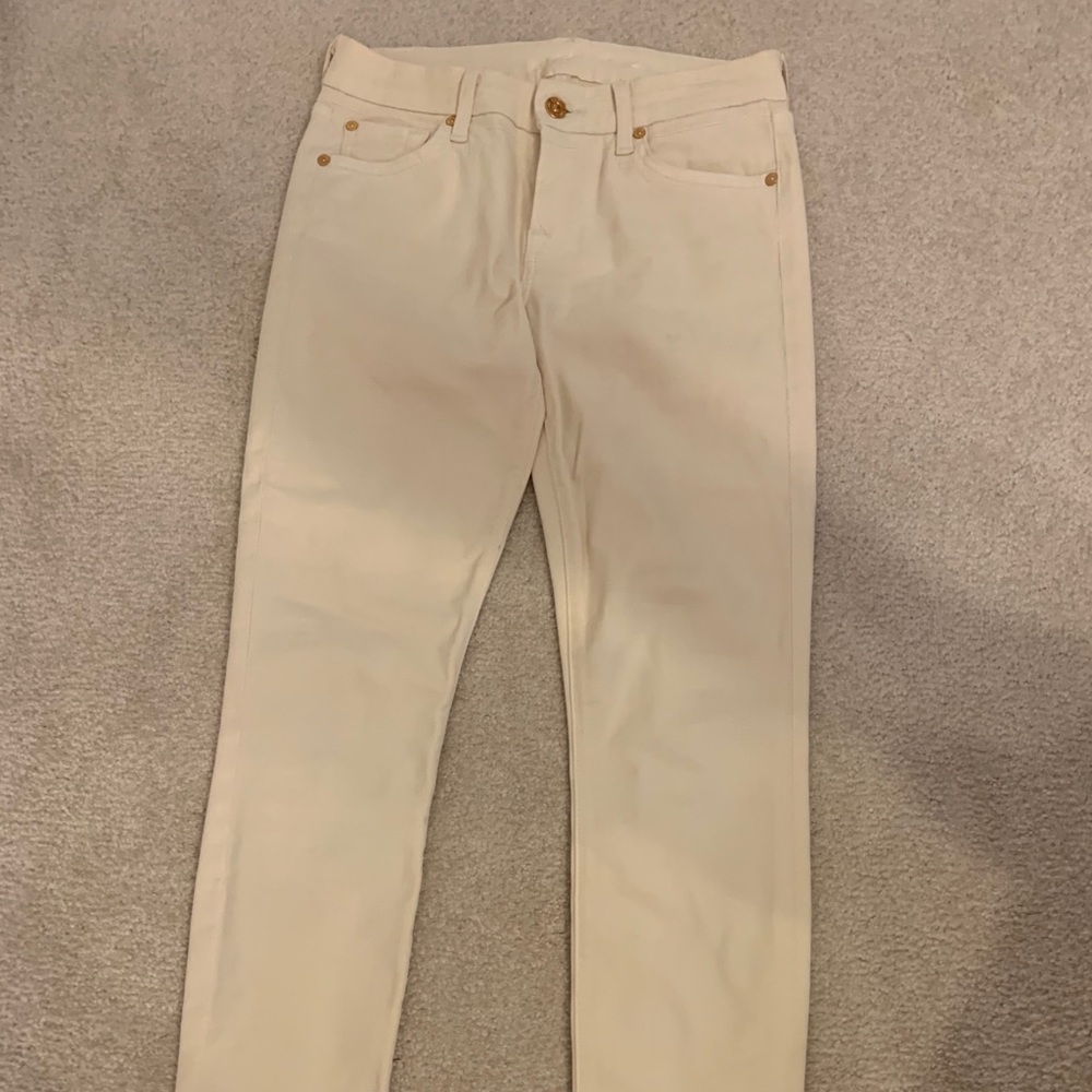 7 For All Mankind Winter White Jeans - Picture 3 of 6
